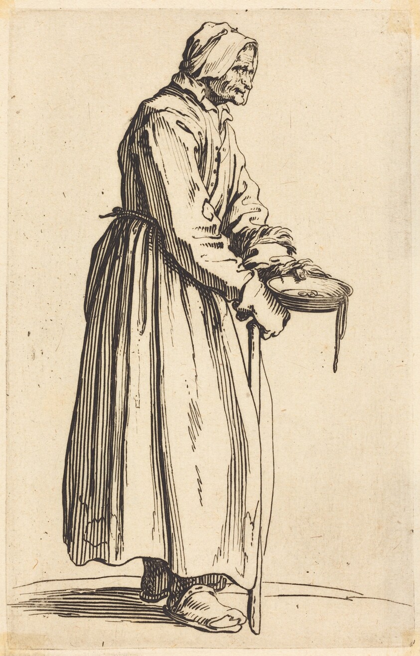 Beggar Woman with Pan