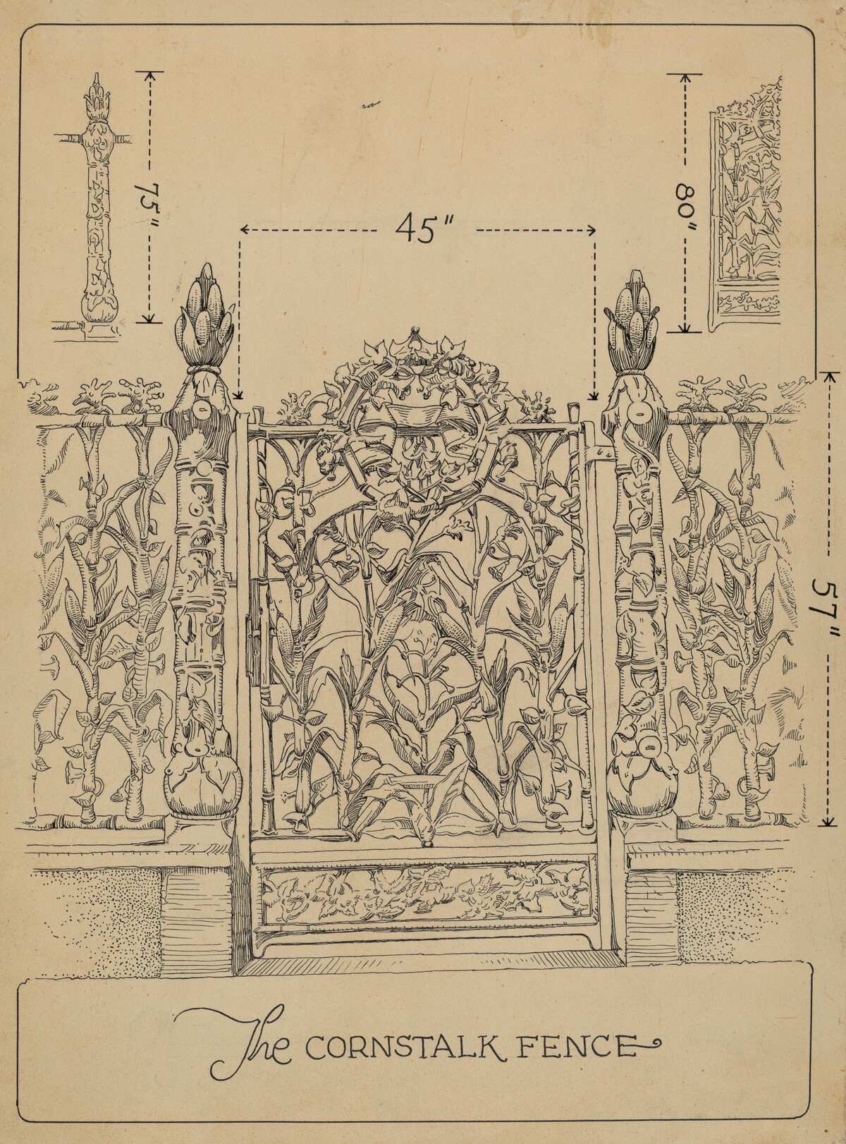 Cast Iron Gate and Fence
