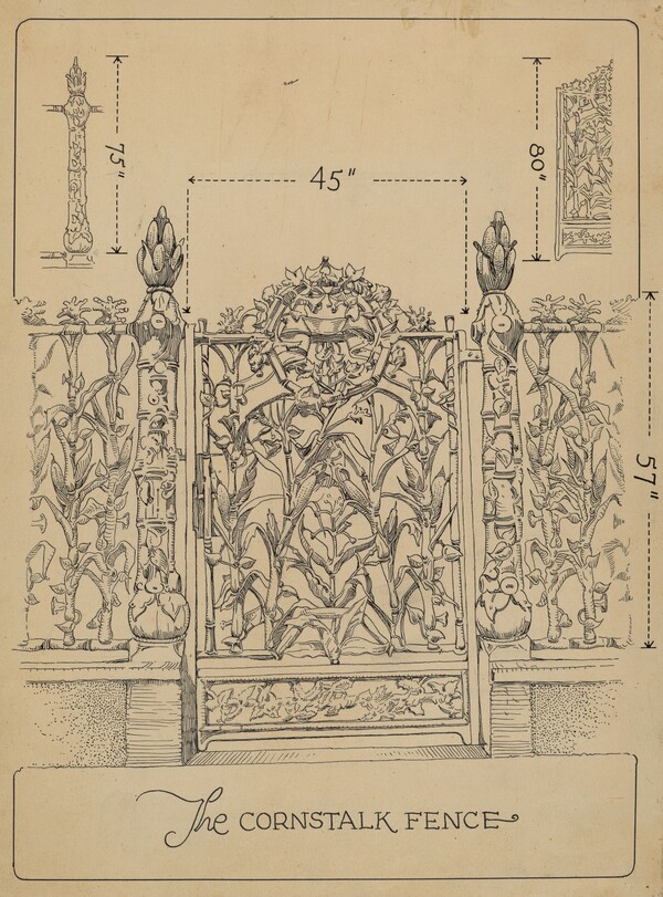 Cast Iron Gate and Fence