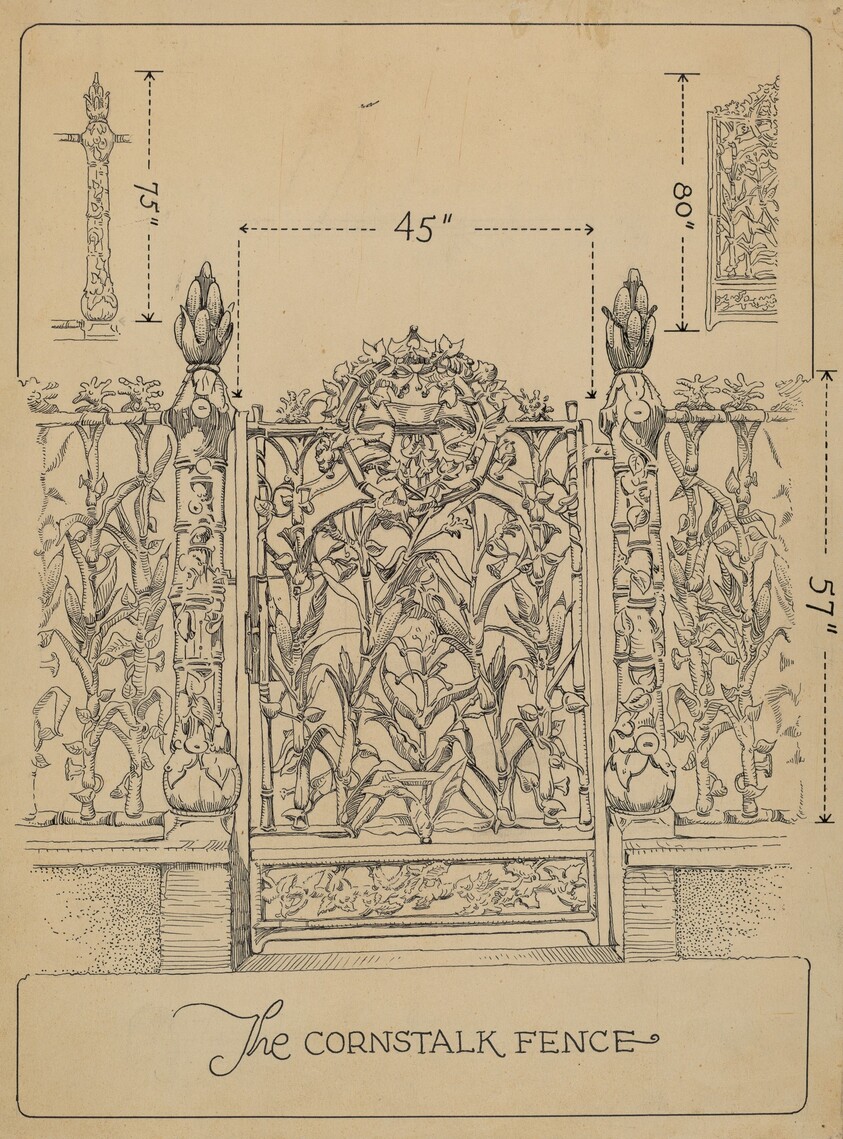 Cast Iron Gate and Fence