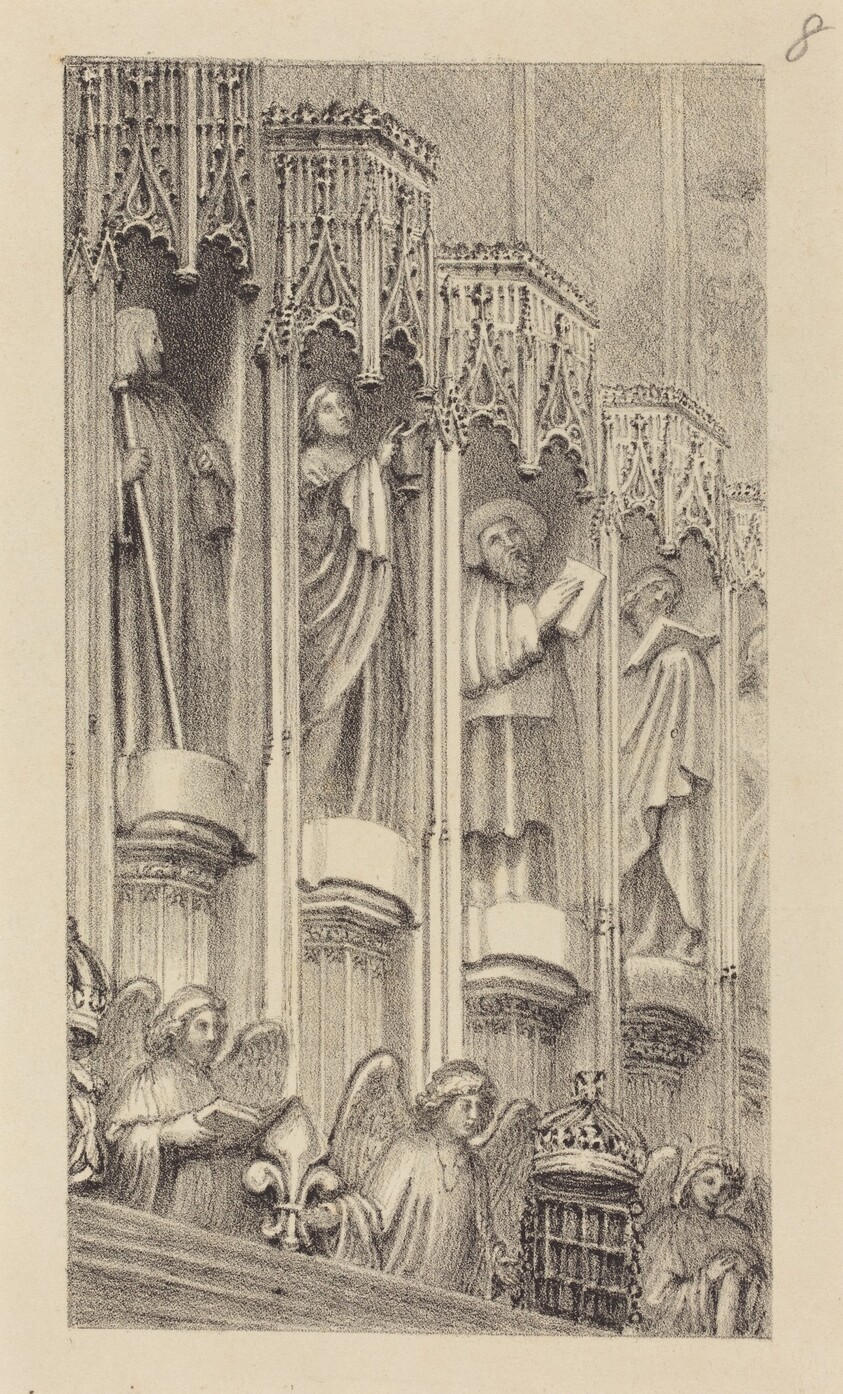 Statues in the Architecture of Henry the Seventh's Chapel, Westminster Abbey
