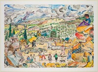 Ruins, Red Grooms, 1968