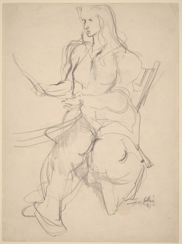 Seated Women Facing Left [recto]