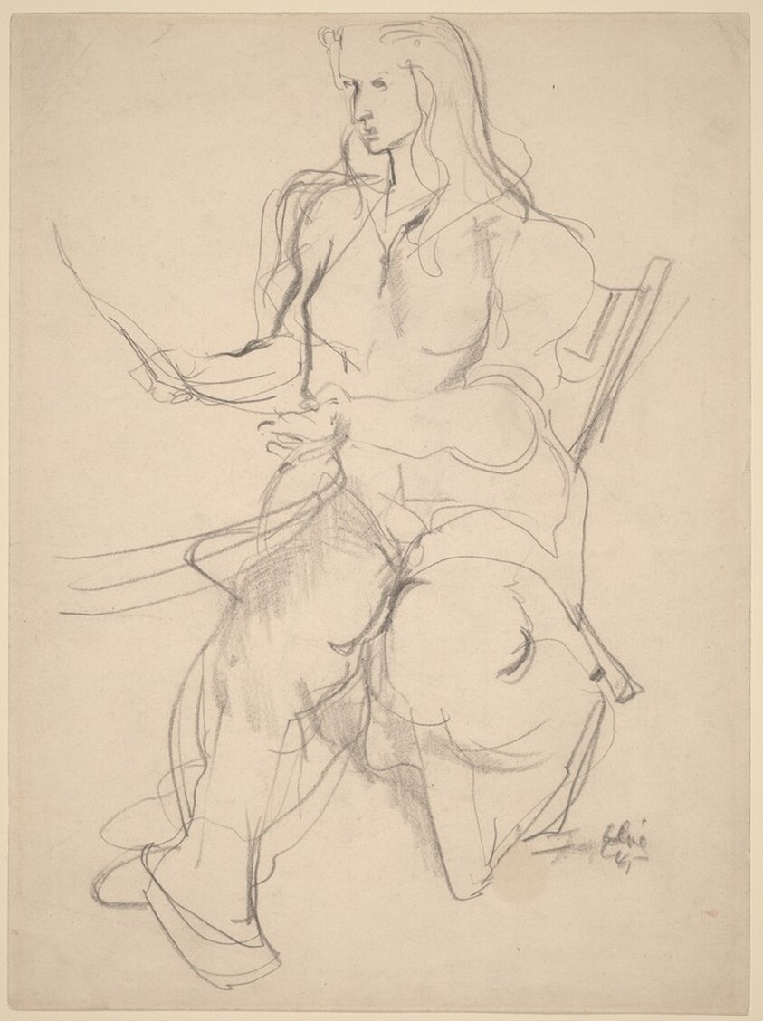 Seated Women Facing Left [recto]