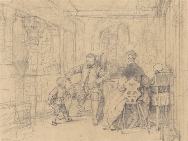 The Fencing Lesson [recto]