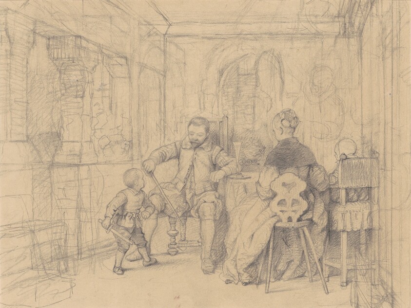 The Fencing Lesson [recto]