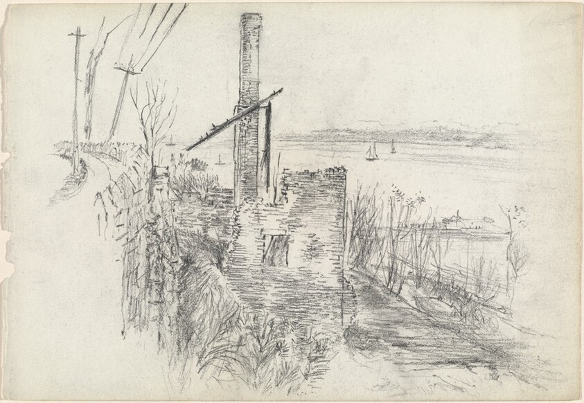 Mill Ruins along the Hudson