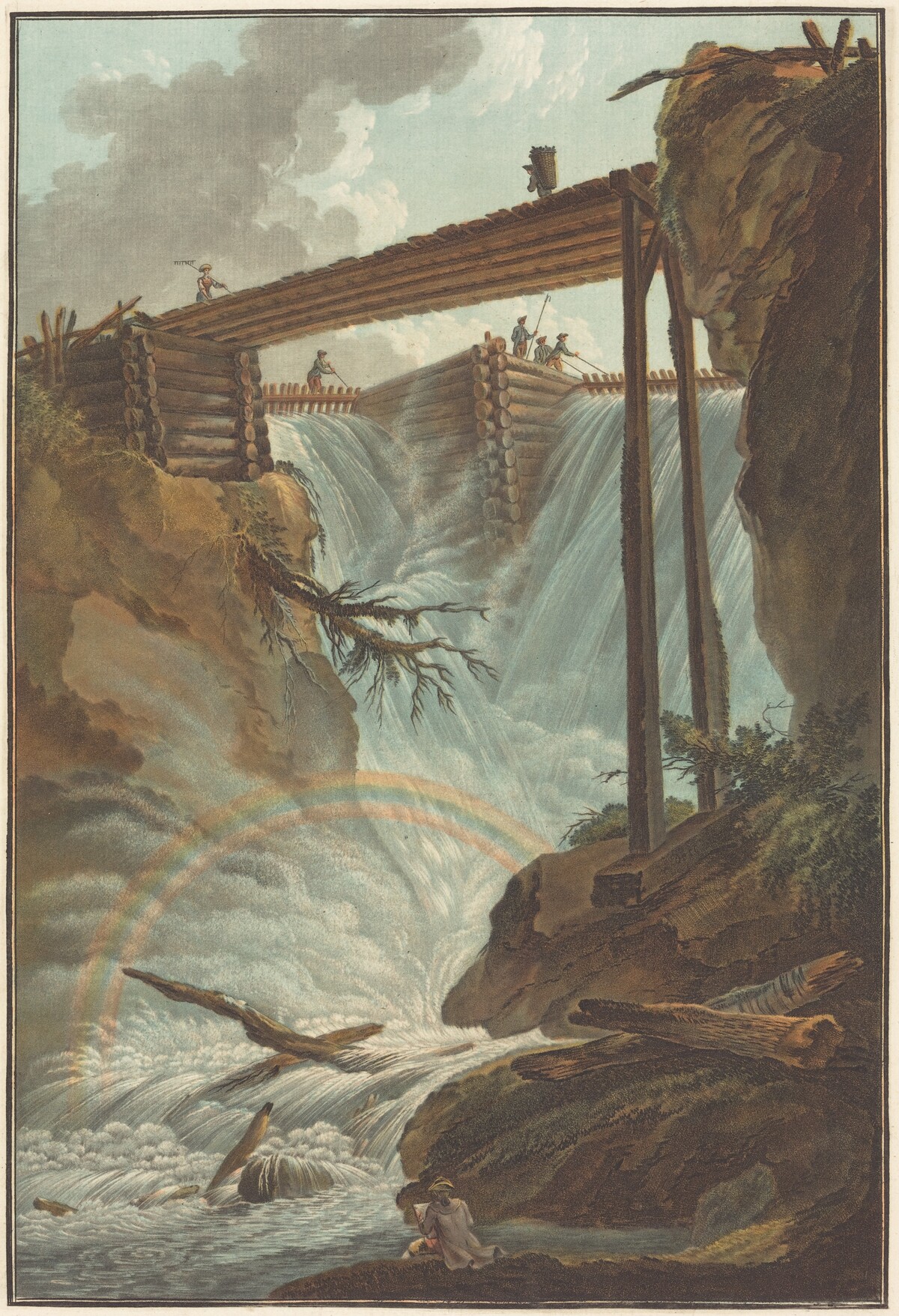 Chute de la Tritt dans la vallée de Muhlethal