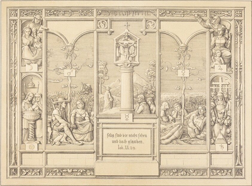 Tailpiece: Selig sind die nicht sehen und doch glauben (Blessed are those who do not