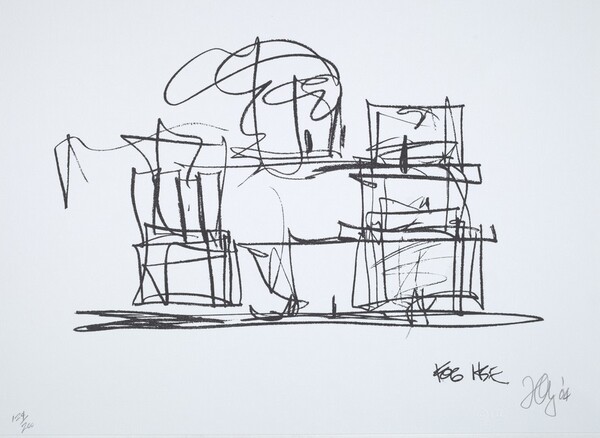 Study for New Frank Gehry House