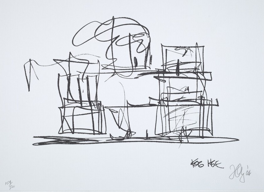 Study for New Frank Gehry House