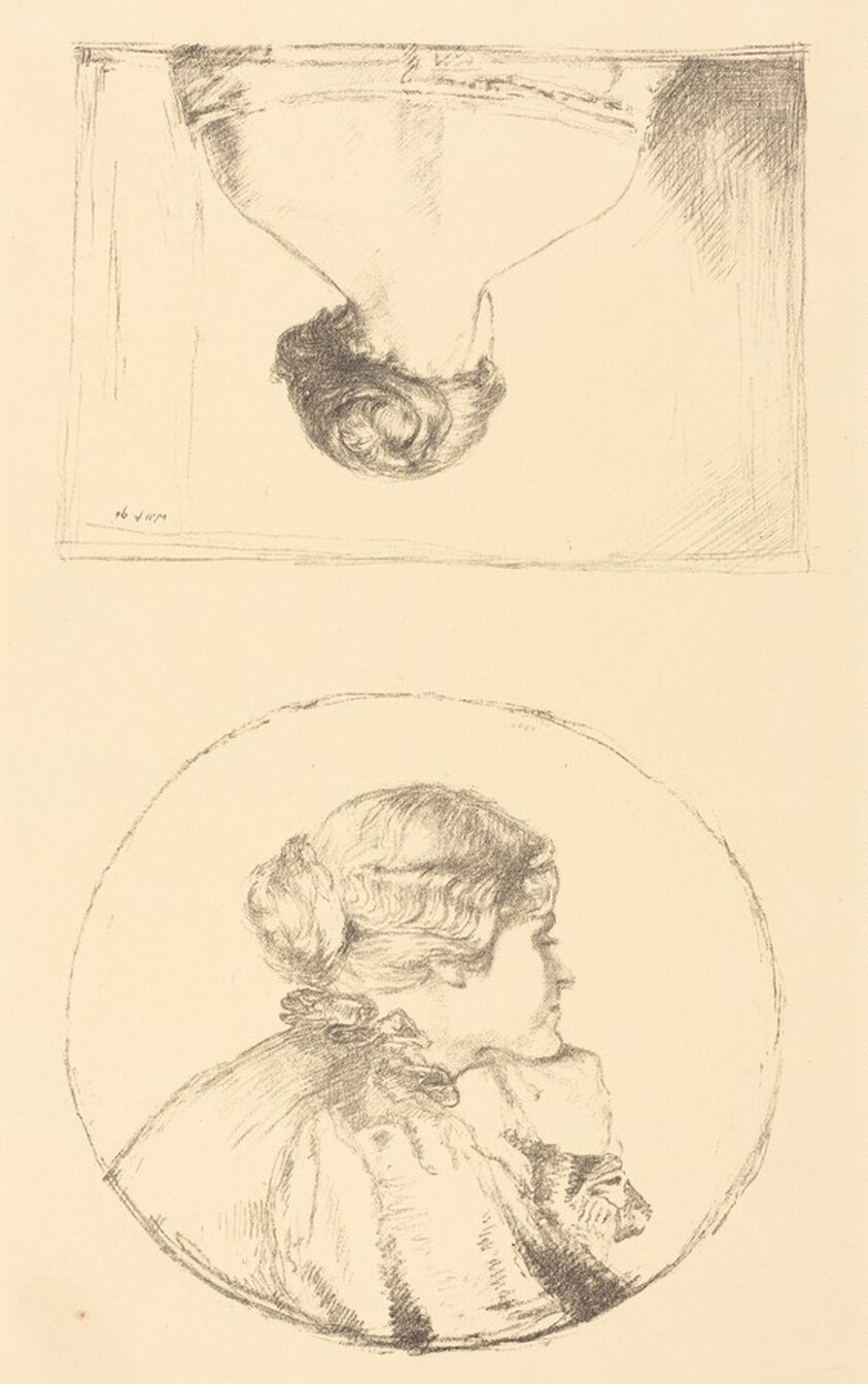 Two Studies of Alice Mary Knewstub (later Mrs. Rothenstein)