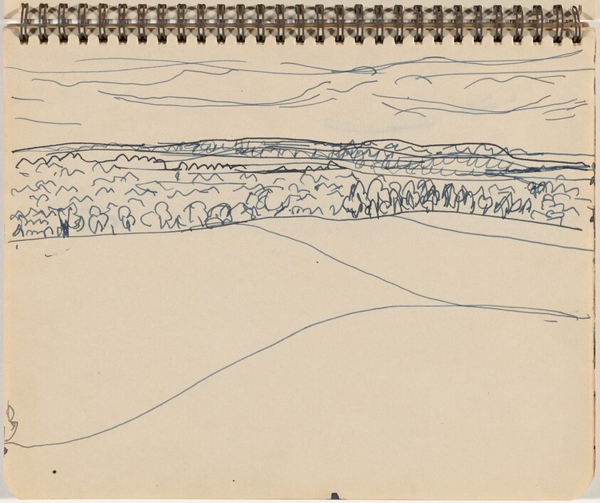 Landscape with Hills and Trees