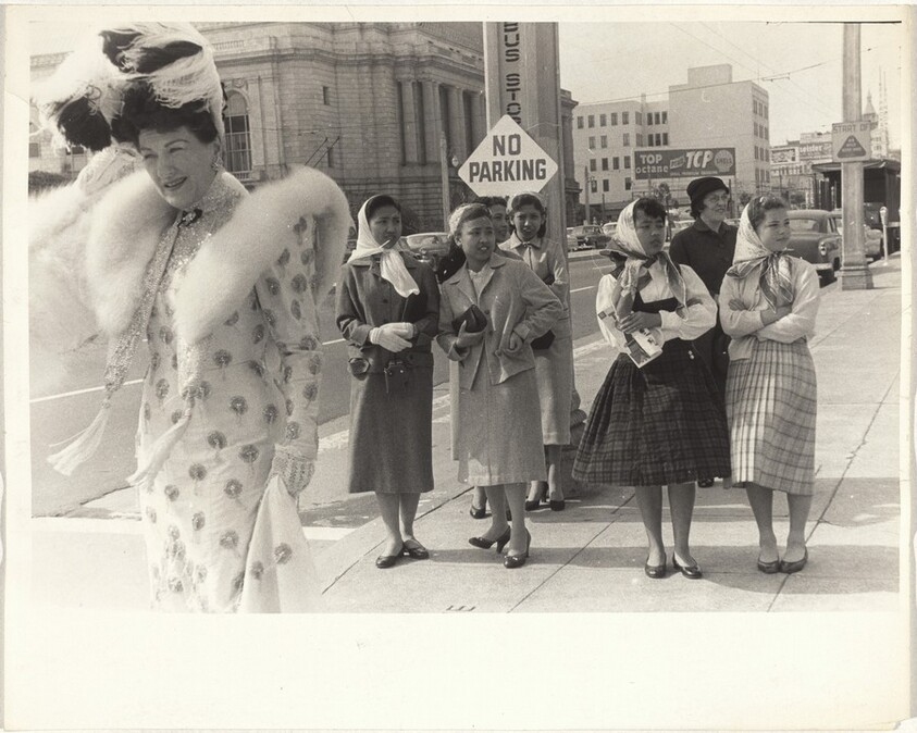 Woman in costume, parade--San Francisco