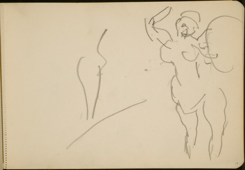 Stehende Akrobatin (Standing Female Acrobats) [p. 19]