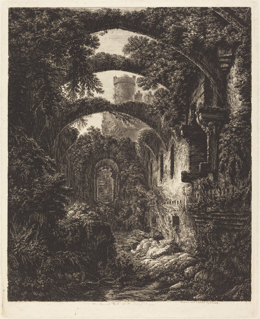 The Great Hall at Conway Castle