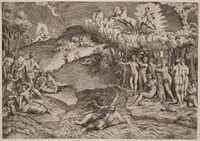 The Triumph of Love, Giulio Bonasone, 1545
