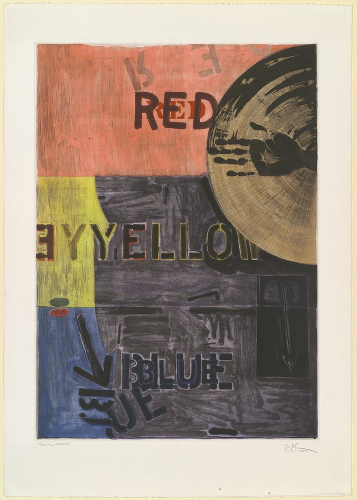 Periscope [trial proof], Jasper Johns, 1981