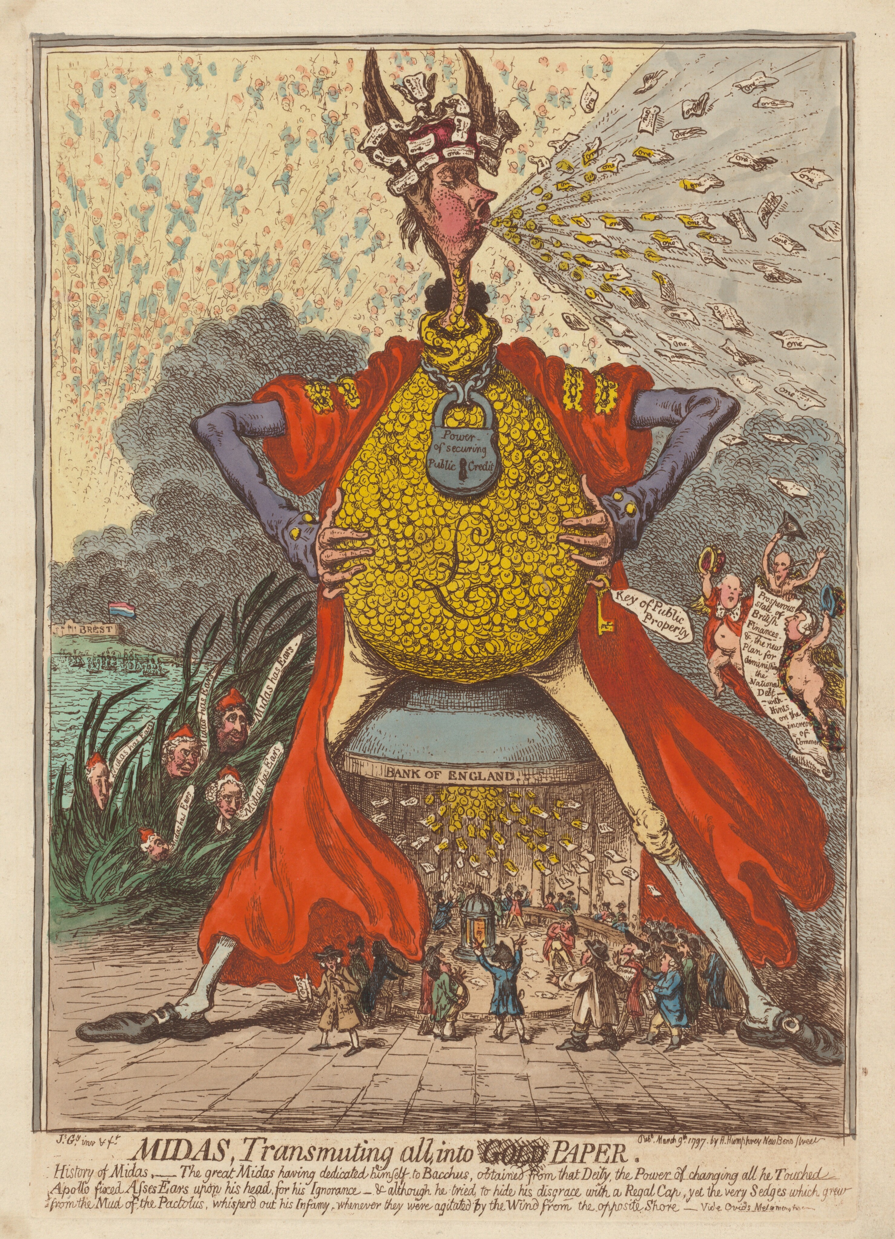 Gillray Observed　James Gillray　ジェームズギルレイ ジェームズ・ギルレイ [177244145]のアート作品 - アフロ