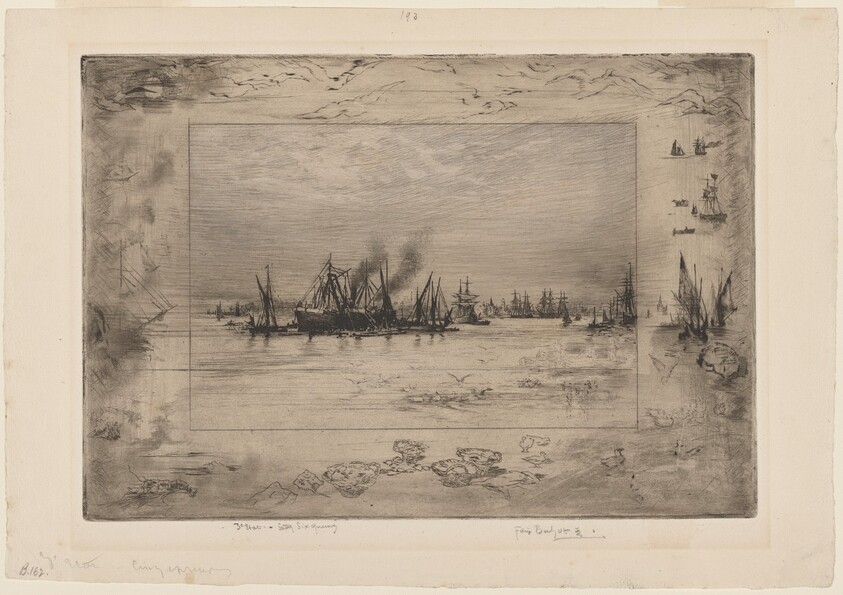 Le Port aux Mouettes (Port with Seagulls)