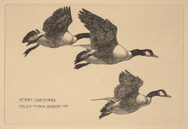 Christmas Card from Helen and Dick Bishop