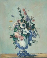 Flowers in a Rococo Vase, Paul Cezanne, c. 1876