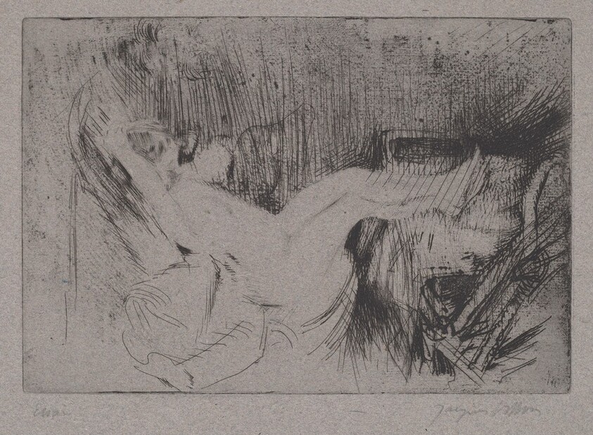 Minne Reclining in a Rocking Chair