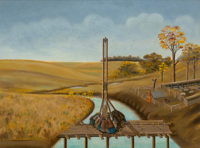 Women Operating the Pile Driver