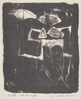Beetle with Umbrella, Roy Lichtenstein, 1950