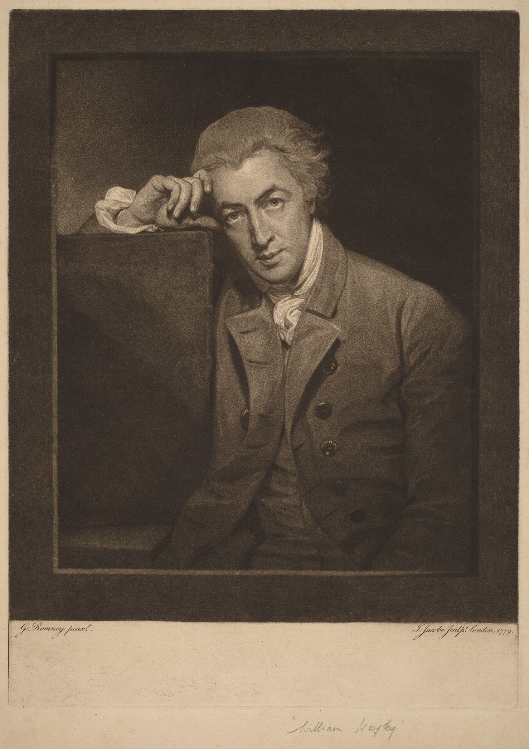 William Hayley, Johann Jacobé, George Romney, 1779