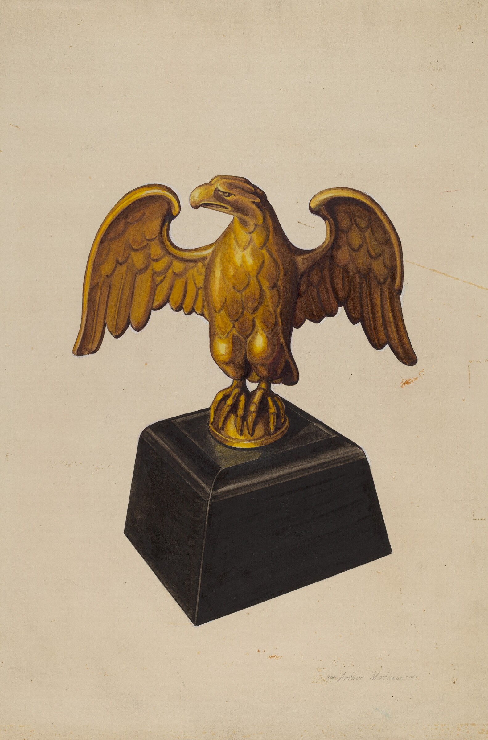Door Stop: Eagle, Arthur Mathews, 1935/1942