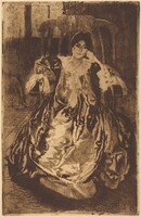The Silk Gown (La Robe de Soie), Albert Besnard, 1887