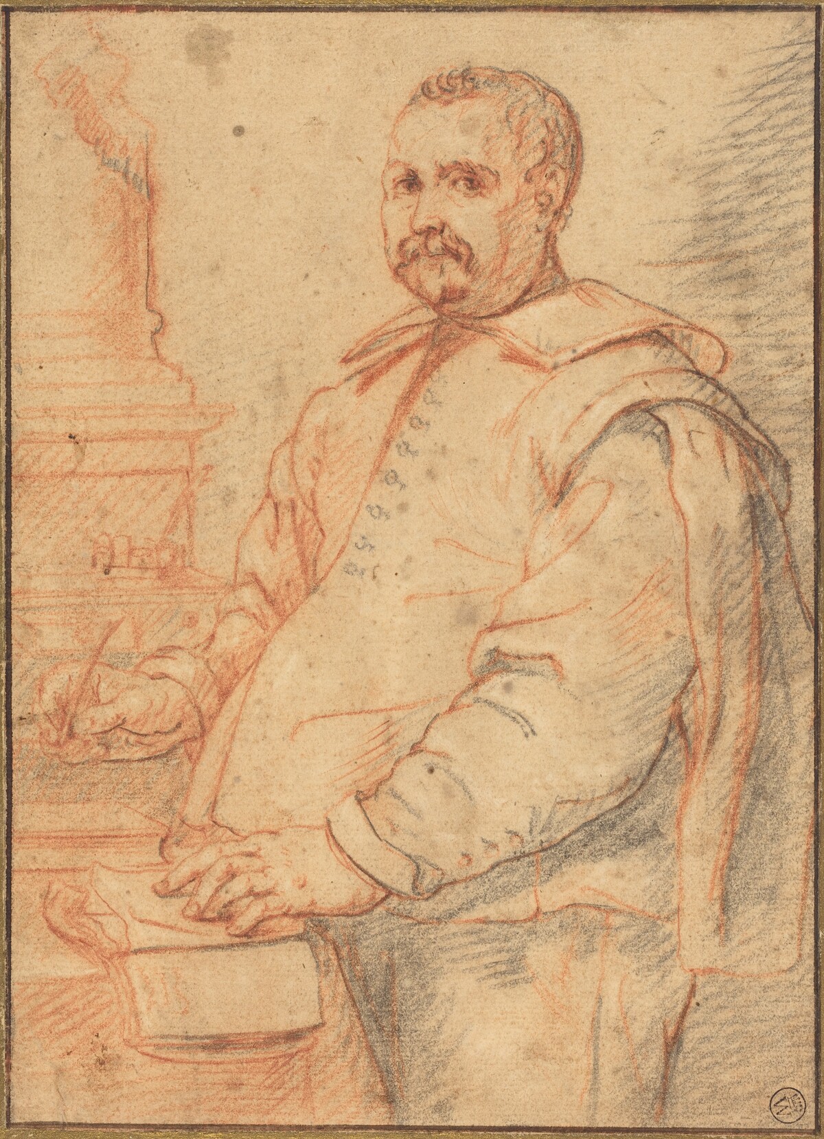 A Scholar Writing