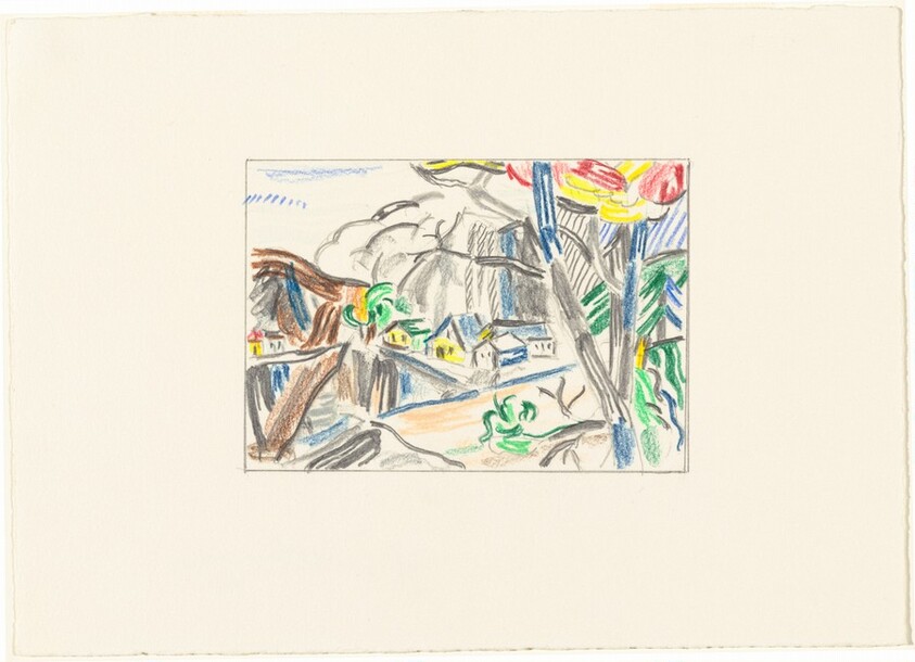 Study for "Mountain Village"