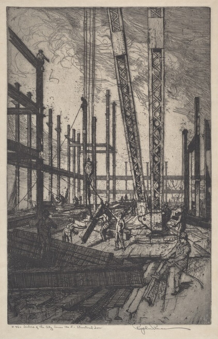 Toilers of the City Series No. 5 - Structural Iron