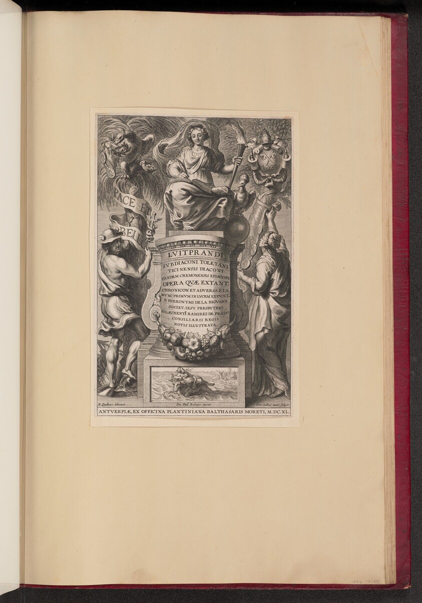 Title Page for Liutprand, Opera