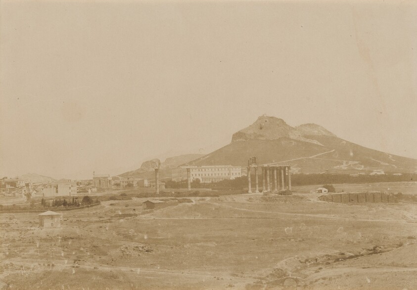 View of Athens with the Temple of the Olympian Zeus