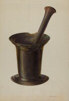 Mortar and Pestle, Gerald Transpota, c. 1937