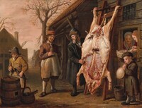 The Slaughtered Hog, Jan Victors, 1653
