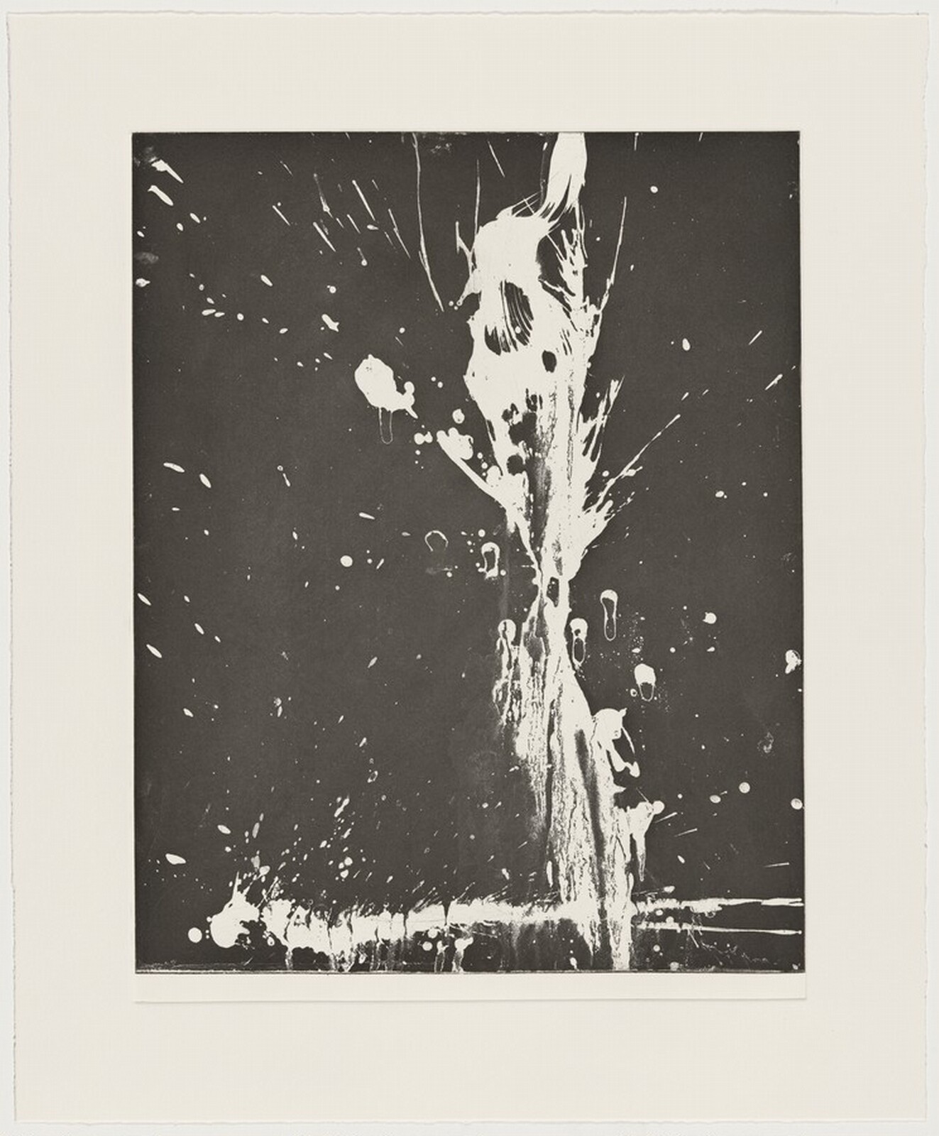 Untitled (B) [working proof 1], Pat Steir, 1993