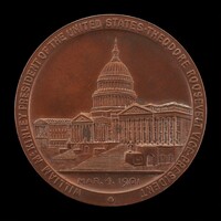 William McKinley Second Inaugural Medal [reverse], American 20th Century (designer), Joseph K. Davison's Sons, 1901