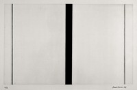 Untitled Etching #1, Barnett Newman, 1969