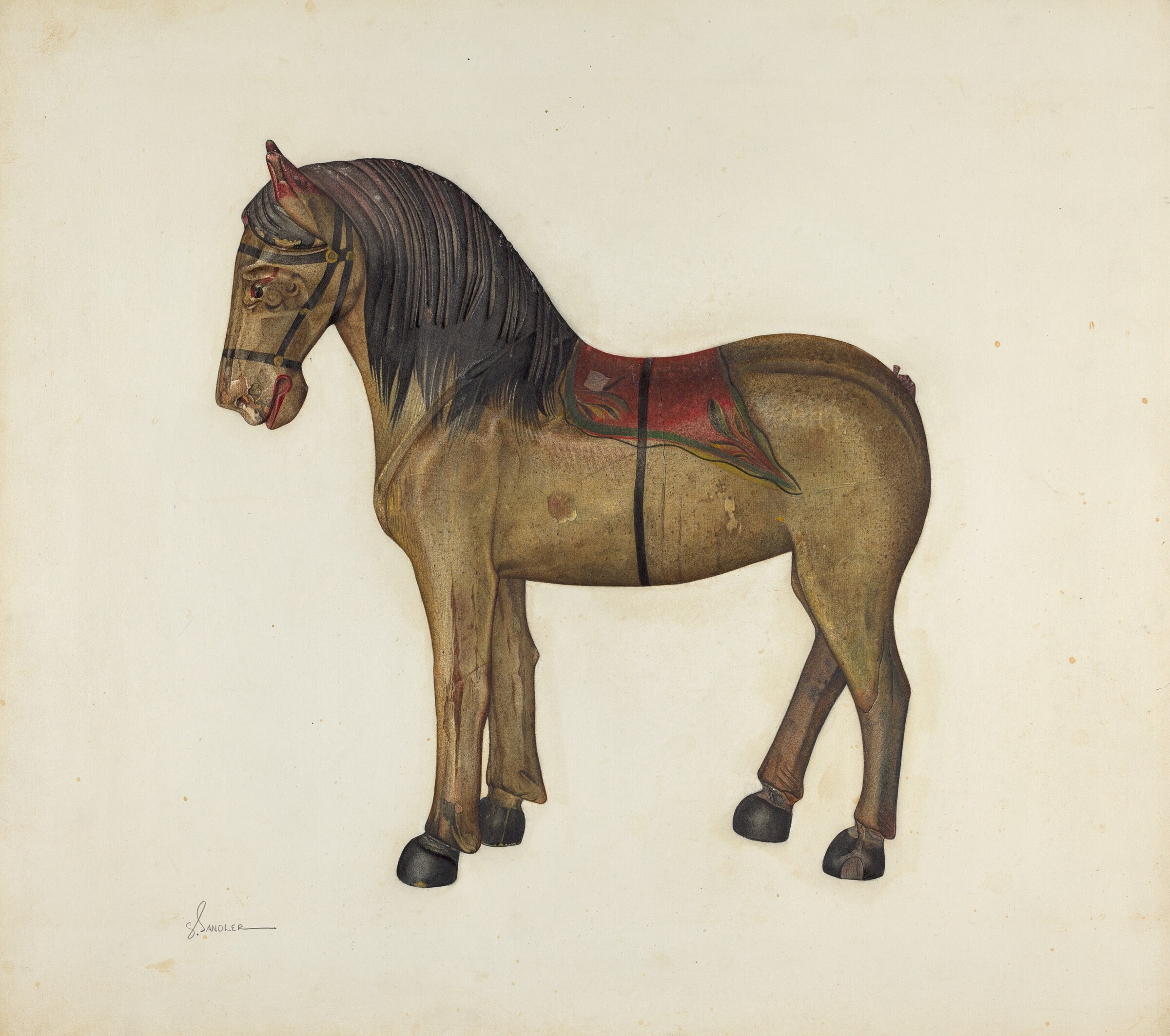 Toy Horse, Selma Sandler, 1935/1942