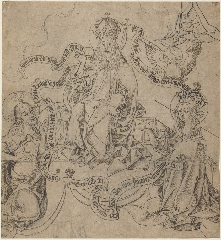 Christ and Mary Interceding with God the Father