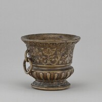 Mortar with Vine scrolls, Loop, and Ring, Italian 16th Century, 16th century