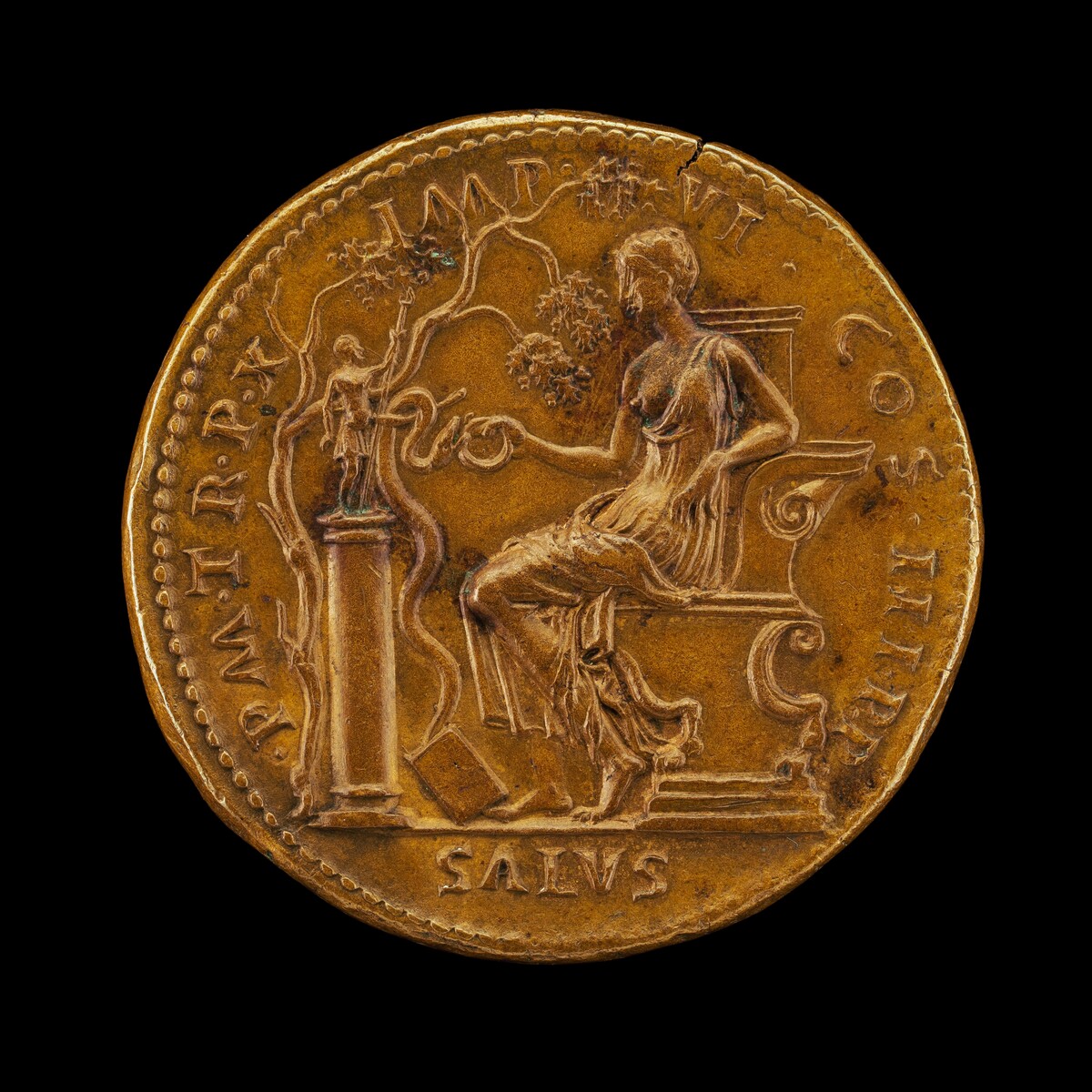Salus and Serpent [reverse]