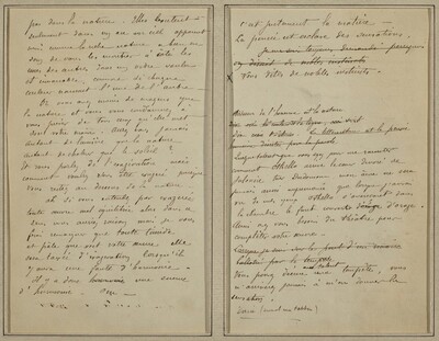 Manuscript Pages [verso], Paul Gauguin, 1884-1888
