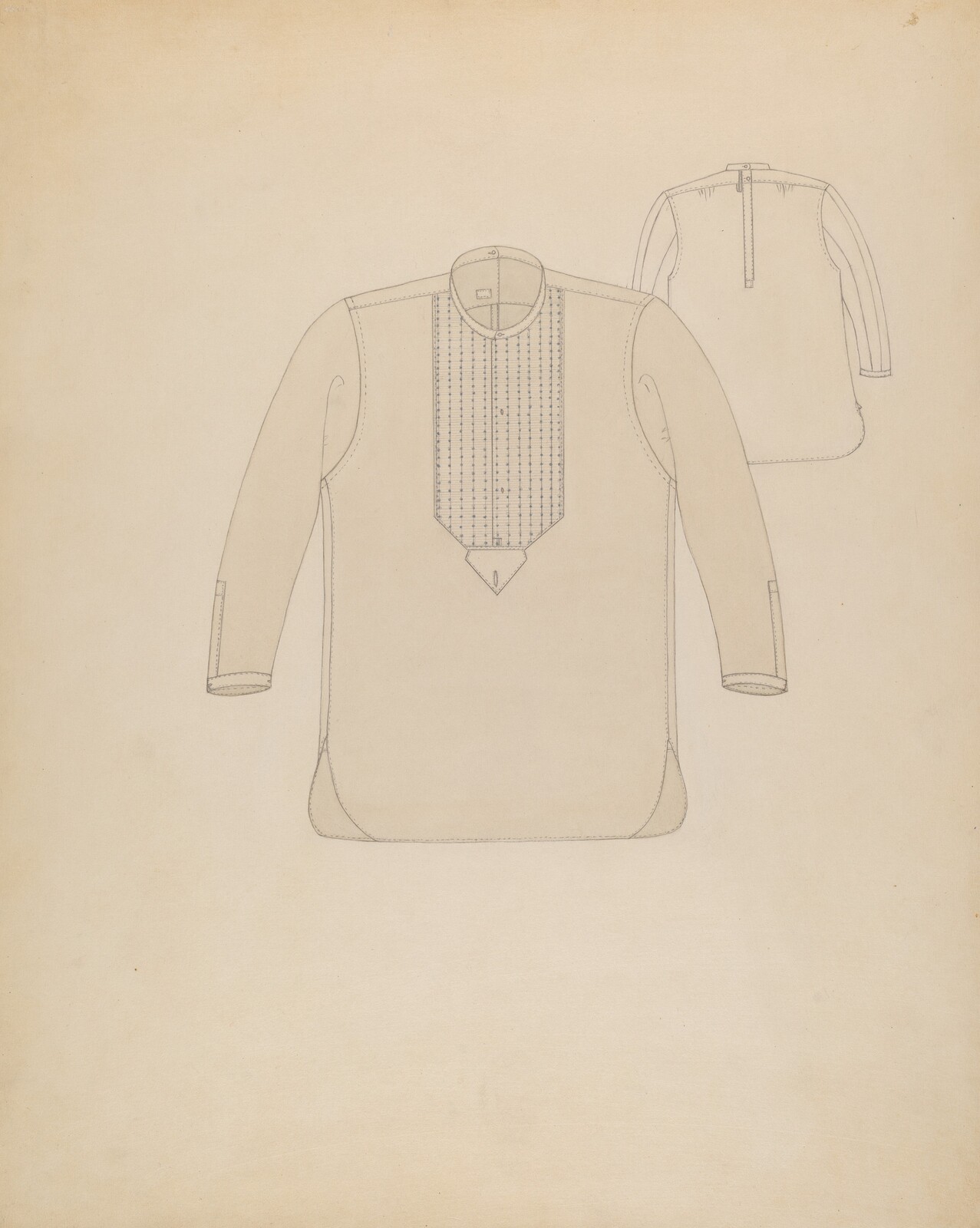 Shirt, Virginia Berge, c. 1937