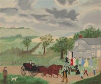 Grandma Going to the Big City, Anna Mary Robertson (Grandma) Moses, 1943