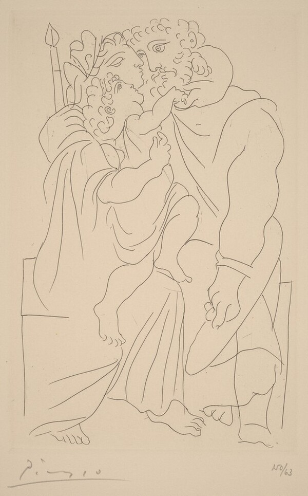 Kinesias and Myrrhine with a Child (Couple etenfant)